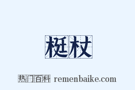 梃杖是什么意思的图片